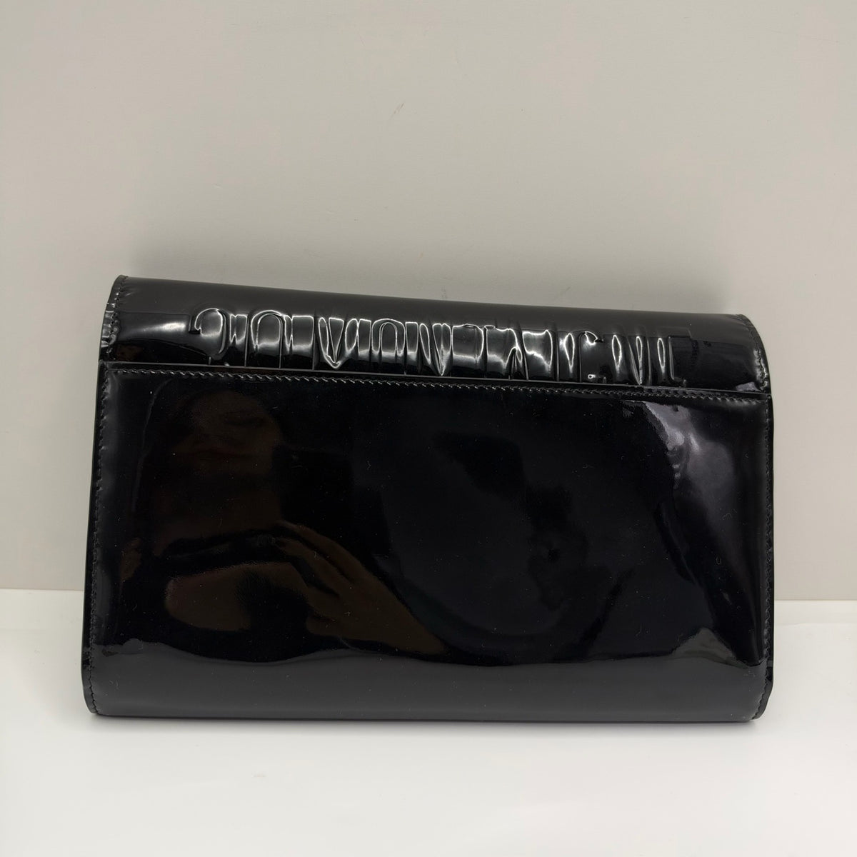 Dior - Montaigne WOC - Patent leather - Black