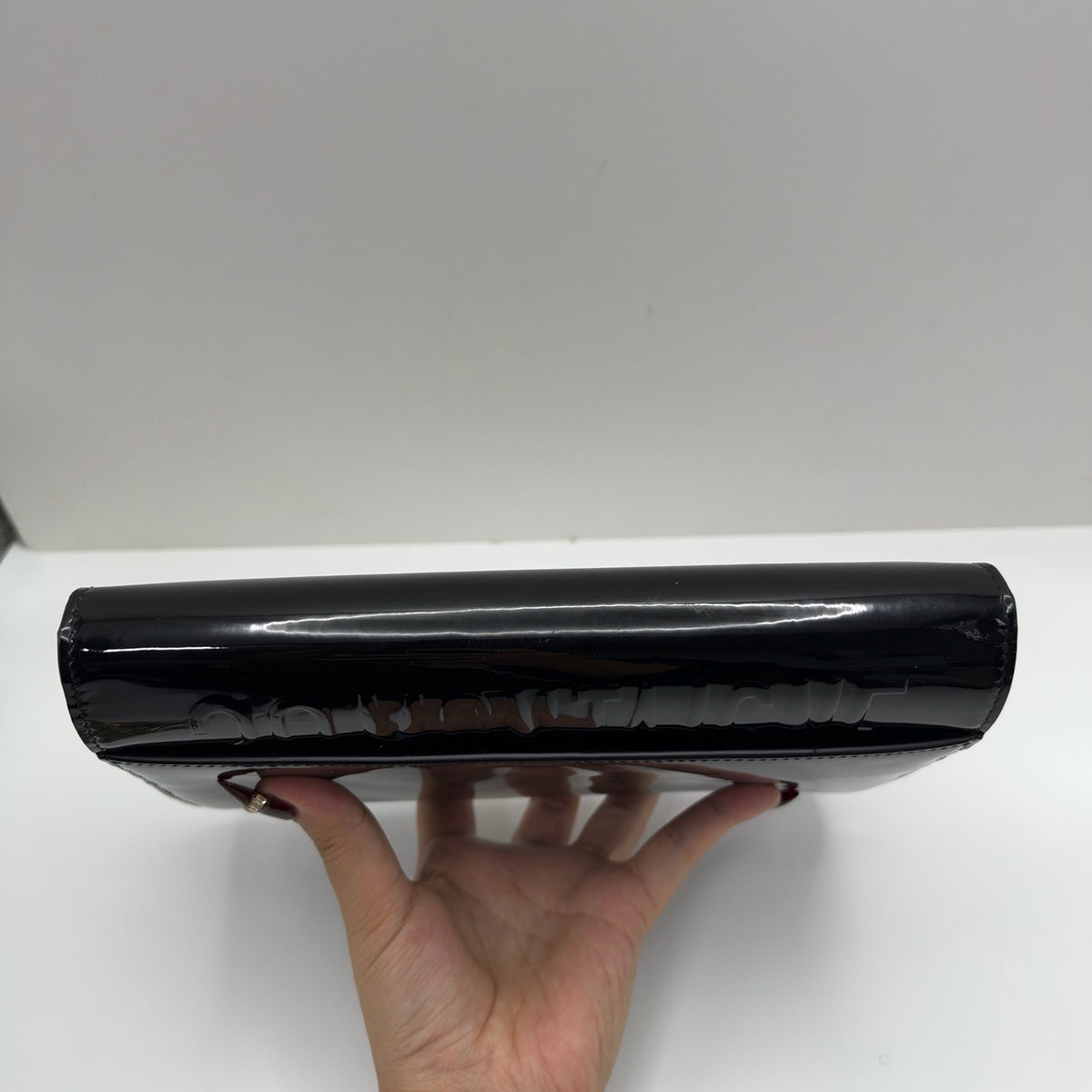 Dior - Montaigne WOC - Patent leather - Black