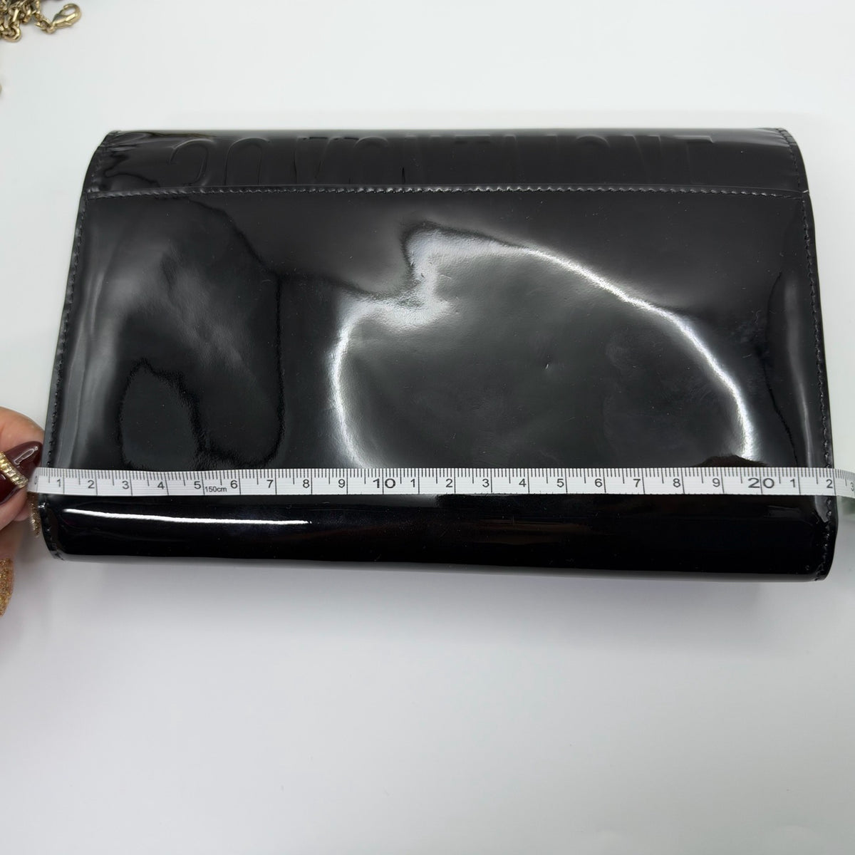 Dior - Montaigne WOC - Patent leather - Black