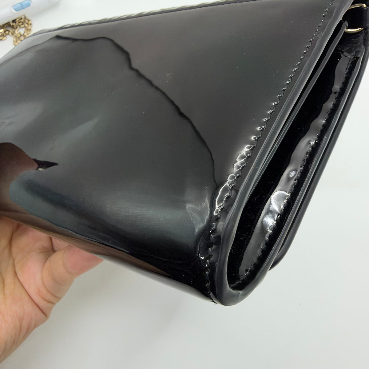 Dior - Montaigne WOC - Patent leather - Black