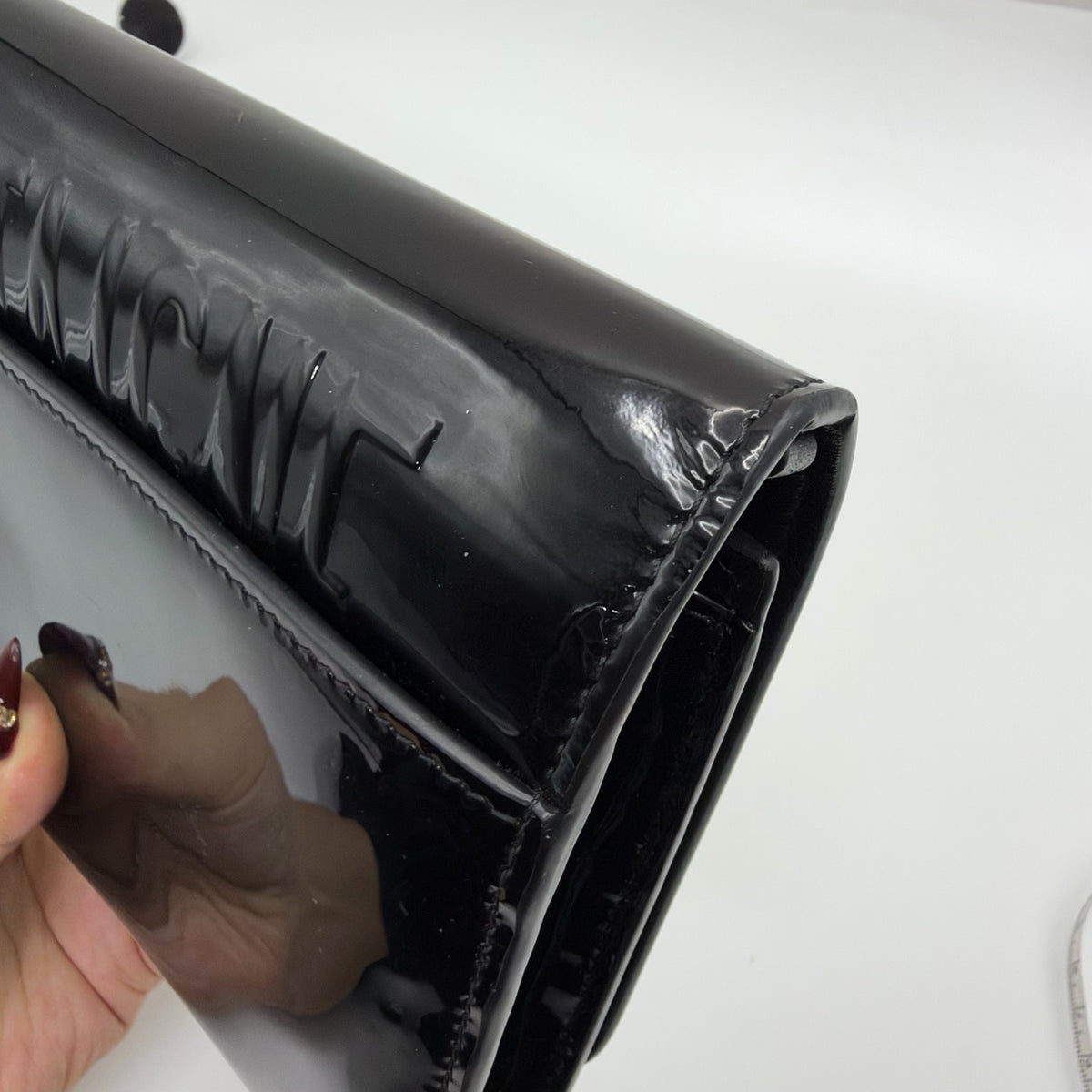 Dior - Montaigne WOC - Patent leather - Black