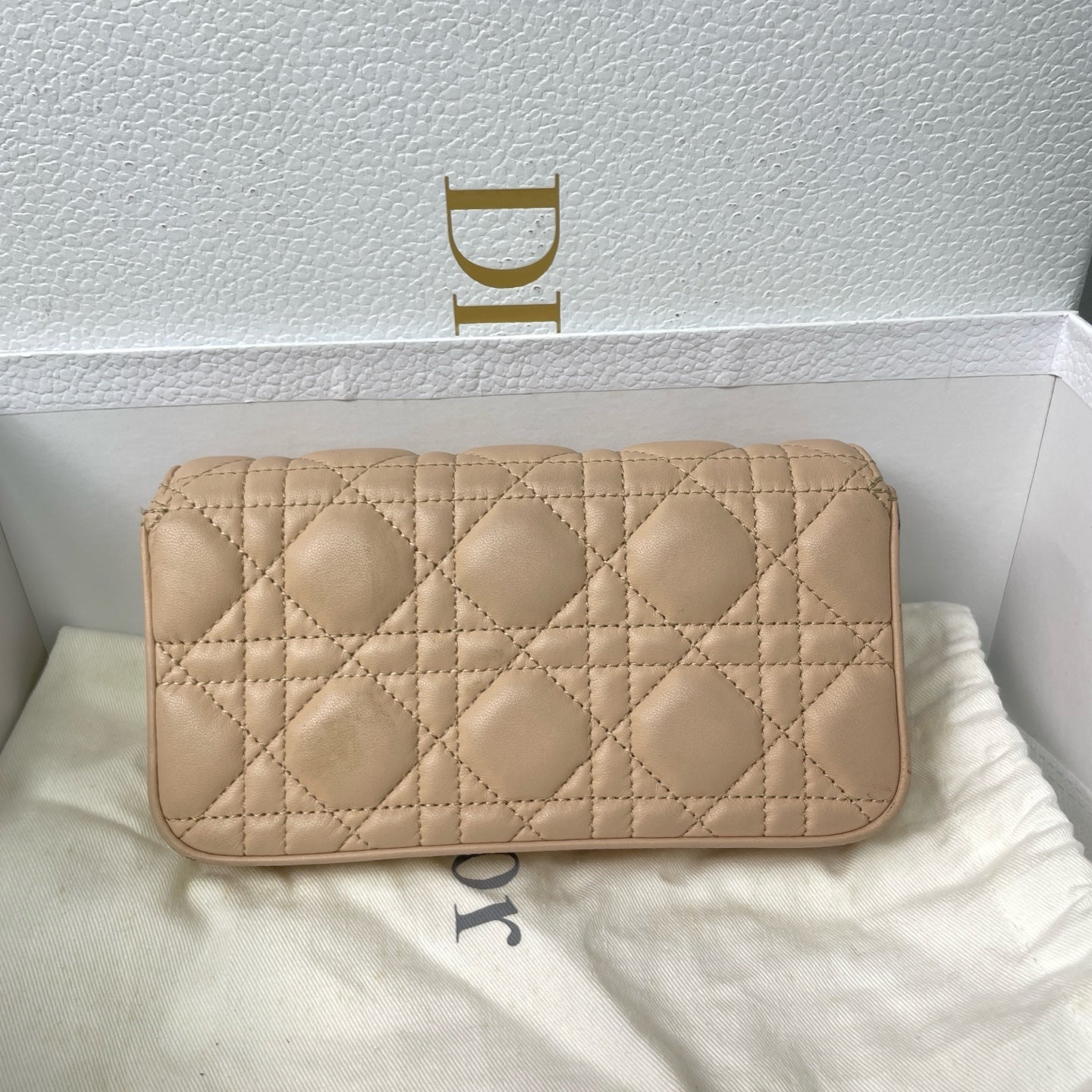 Dior - My Dior Lady WOC - Lambskin leather - Beige - (mini)