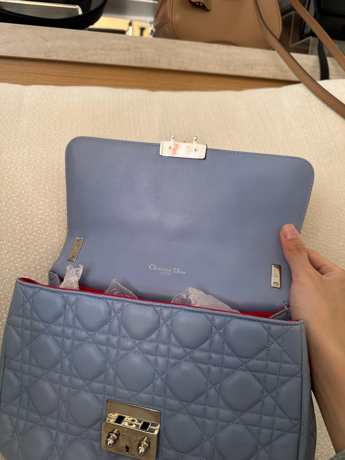 Dior - New Lock - Leather - Blue
