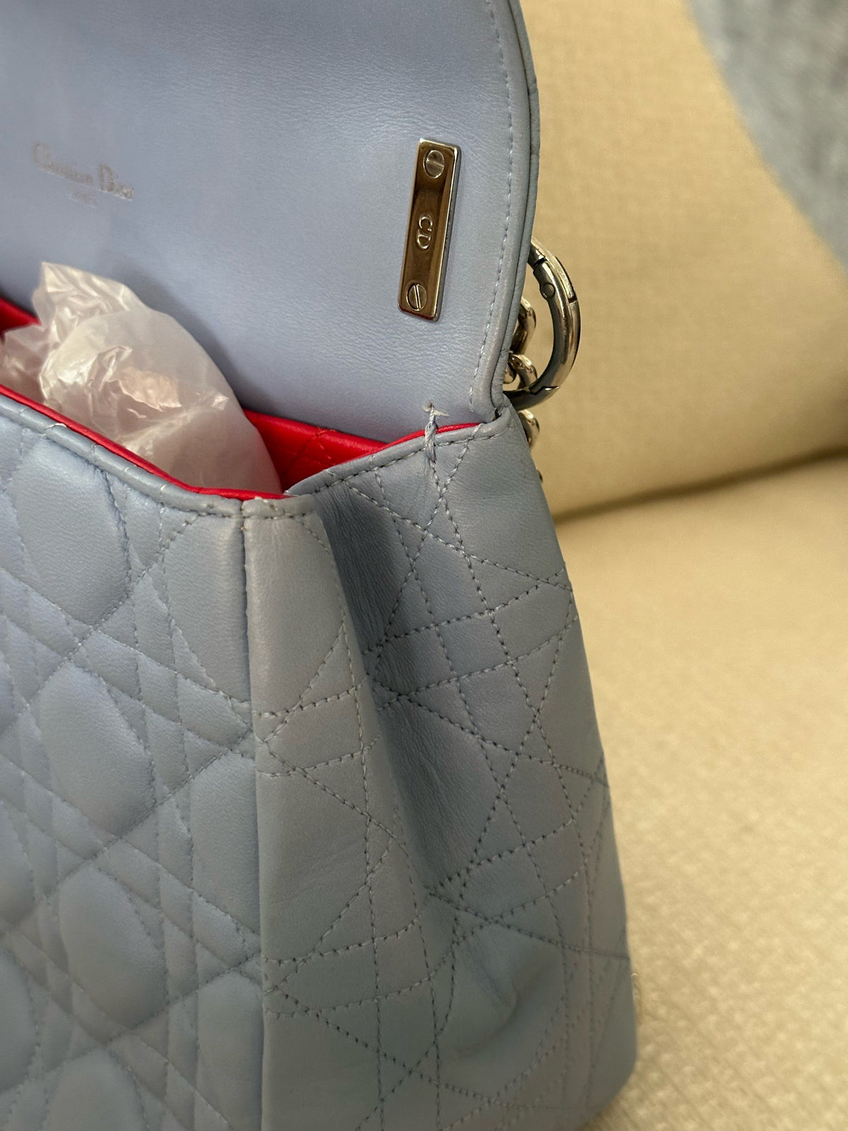 Dior - New Lock - Leather - Blue