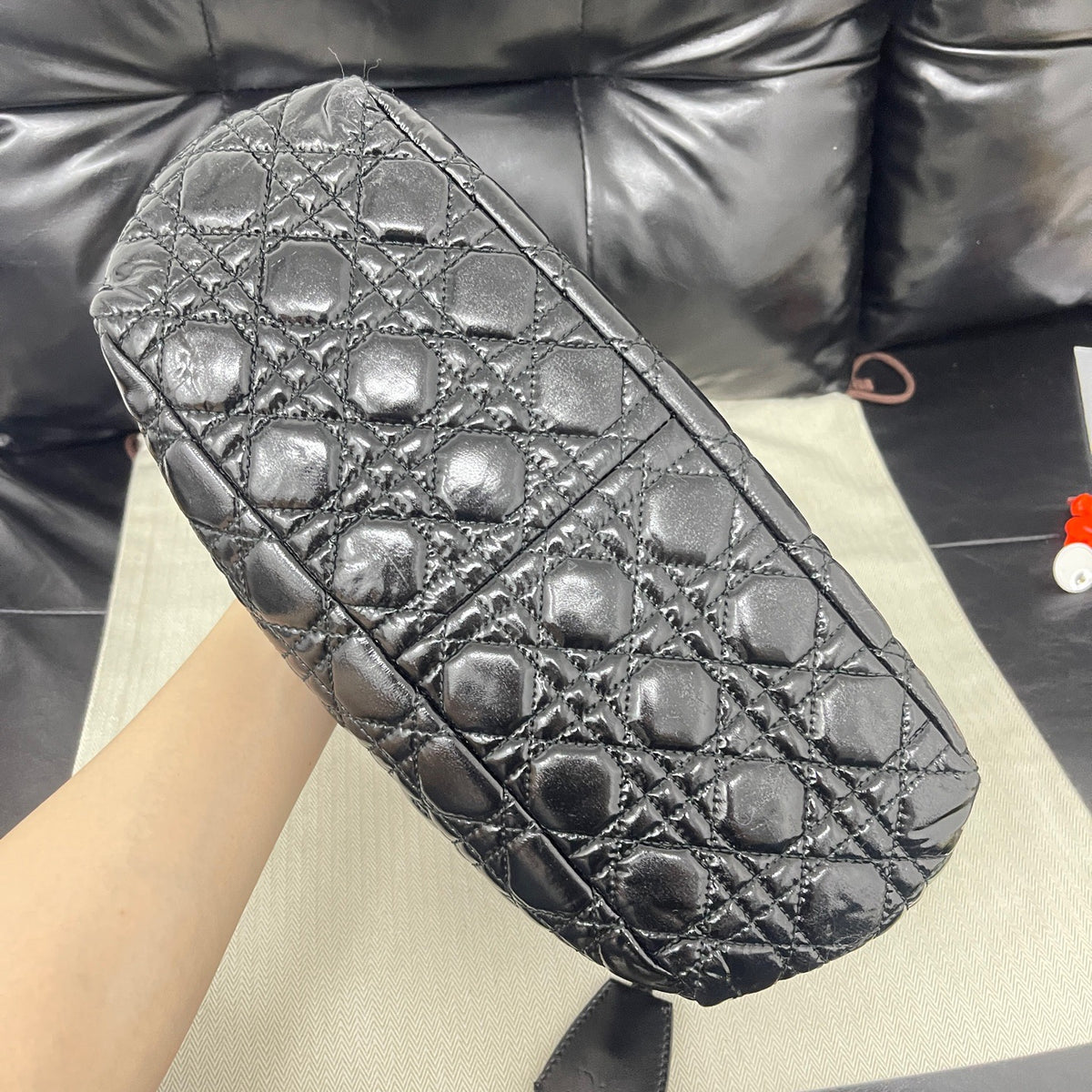 Dior - New Lock - Patent leather - Black