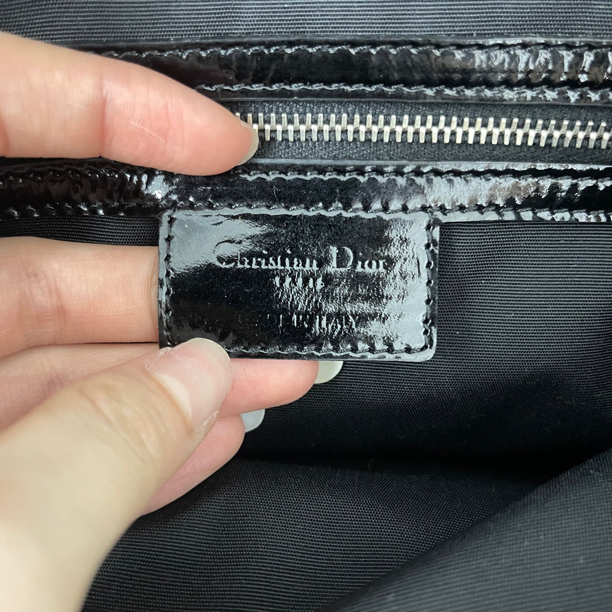 Dior - New Lock - Patent leather - Black