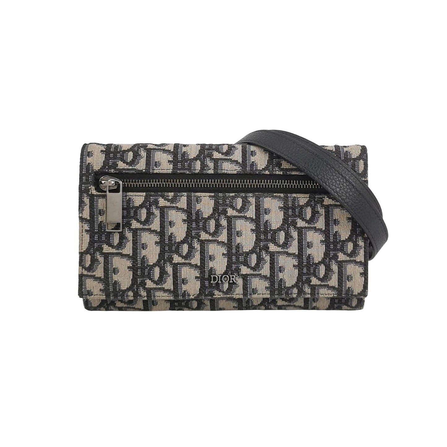 Dior - Oblique - Leather,Cloth - Beige,Black
