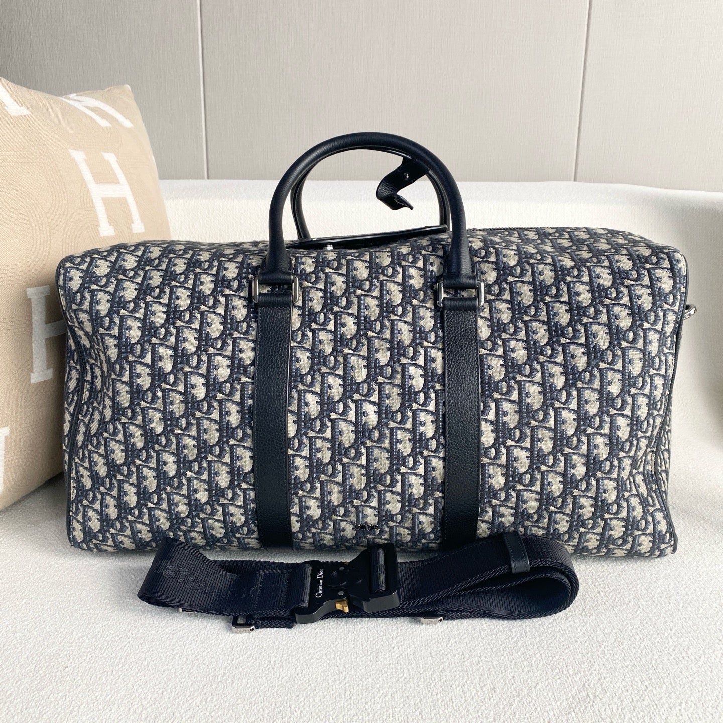 Dior - Oblique 50 Duffle Bag - Cloth - Multicolour - (large)