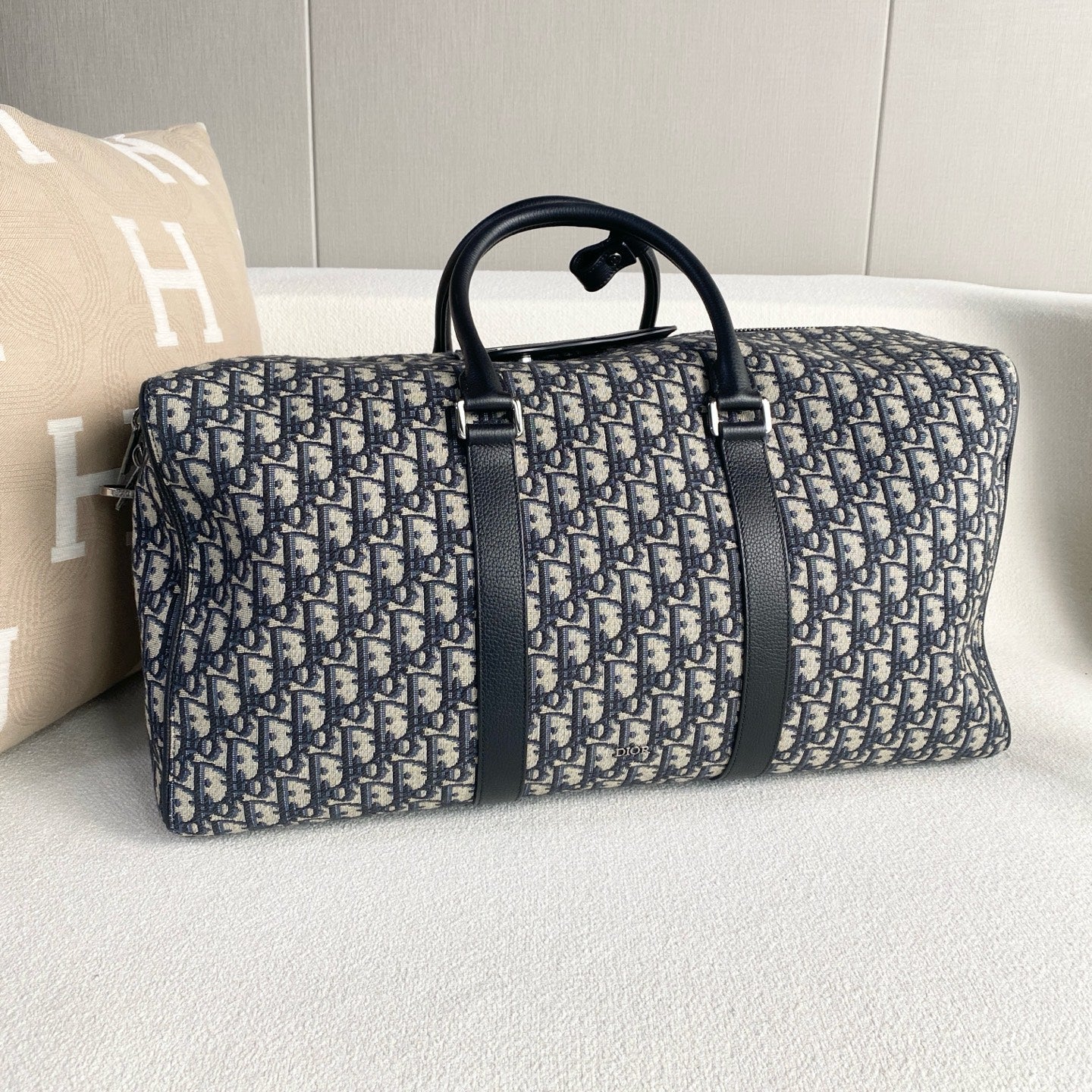 Dior - Oblique 50 Duffle Bag - Cloth - Multicolour - (large)