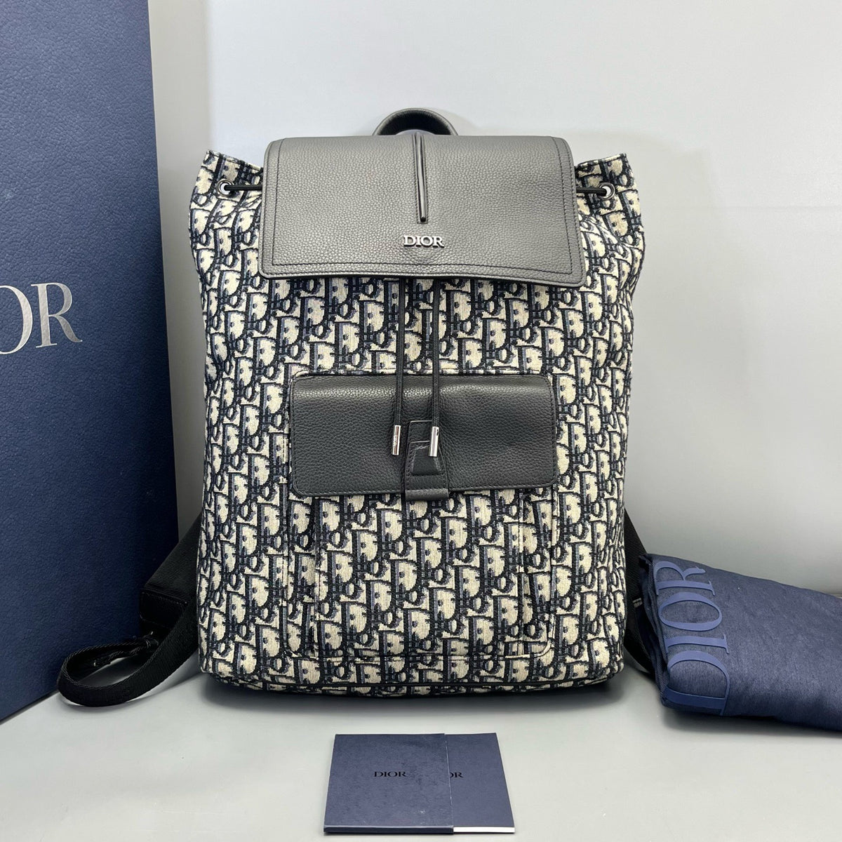 Dior - Oblique Backpack - Cloth - Multicolour