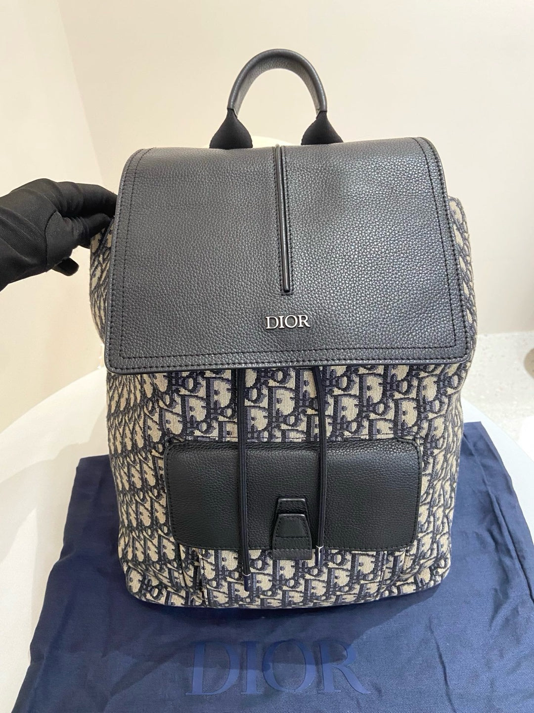 Dior - Oblique Backpack - Leather - Multicolour - (Other)