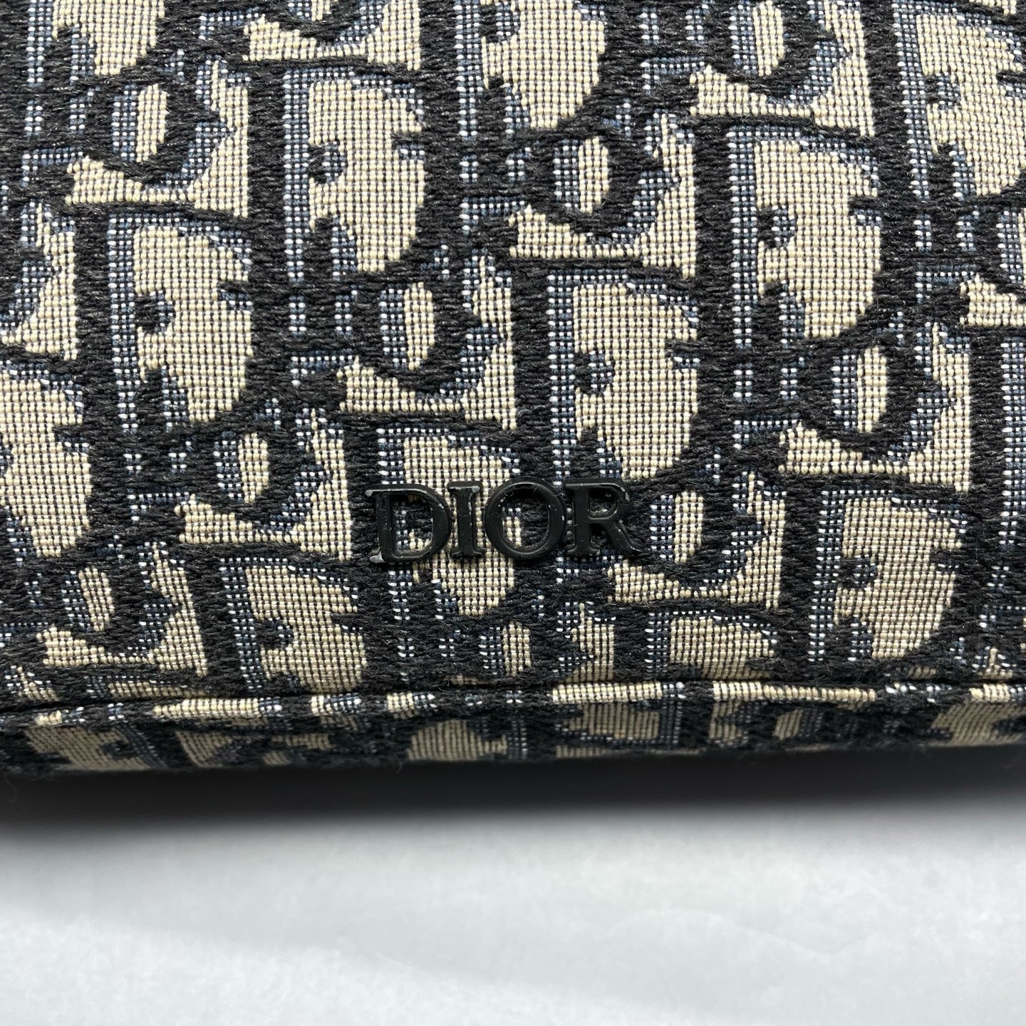 Dior - Oblique Camera Bag - Oblique canvas and leather - Blue - (mini)