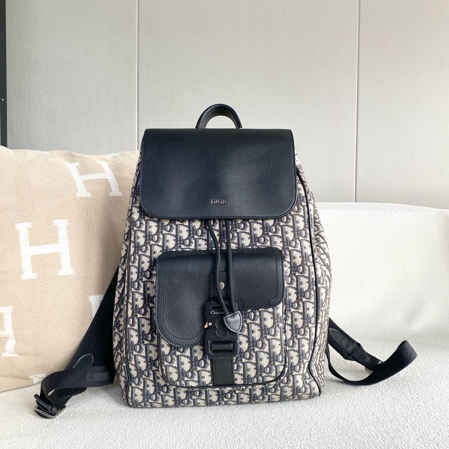 Dior - Oblique Canvas Backpack - Cloth - Multicolour - (medium)