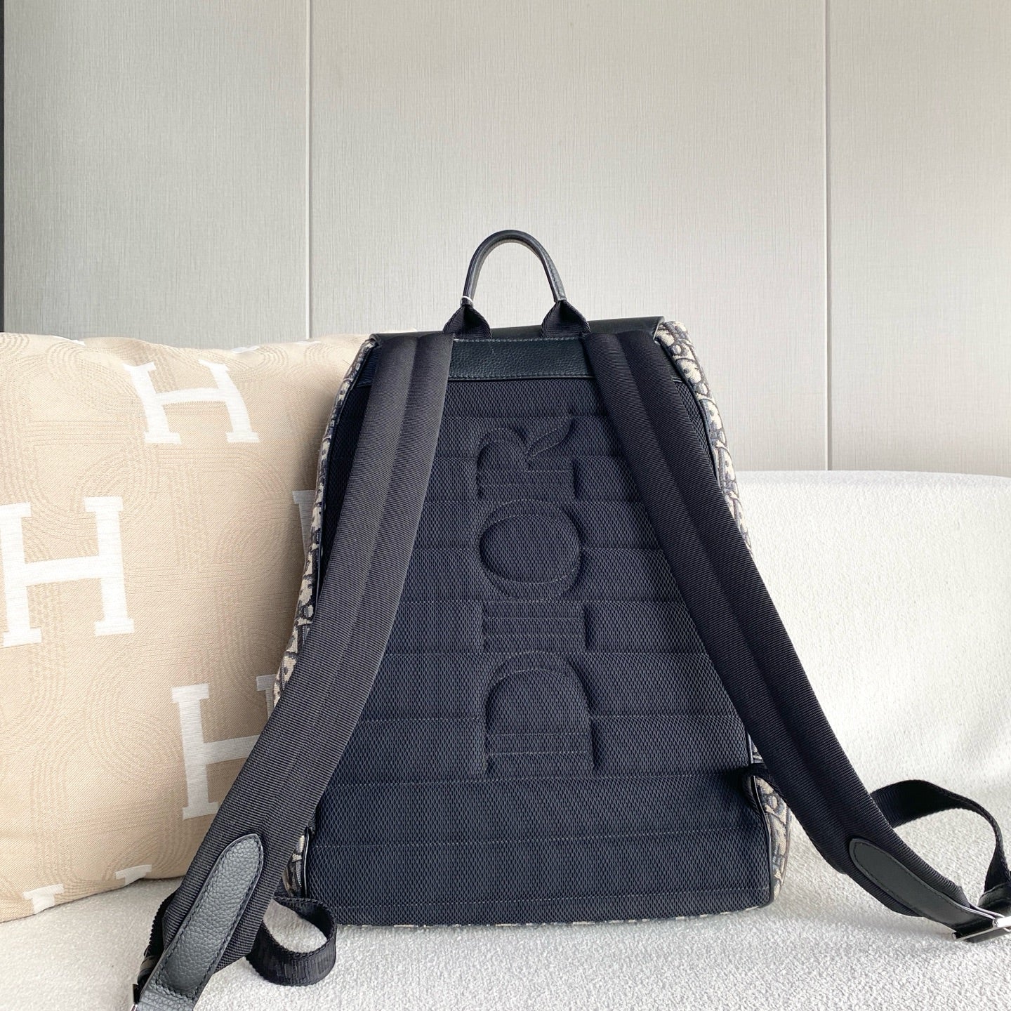 Dior - Oblique Canvas Backpack - Cloth - Multicolour - (medium)