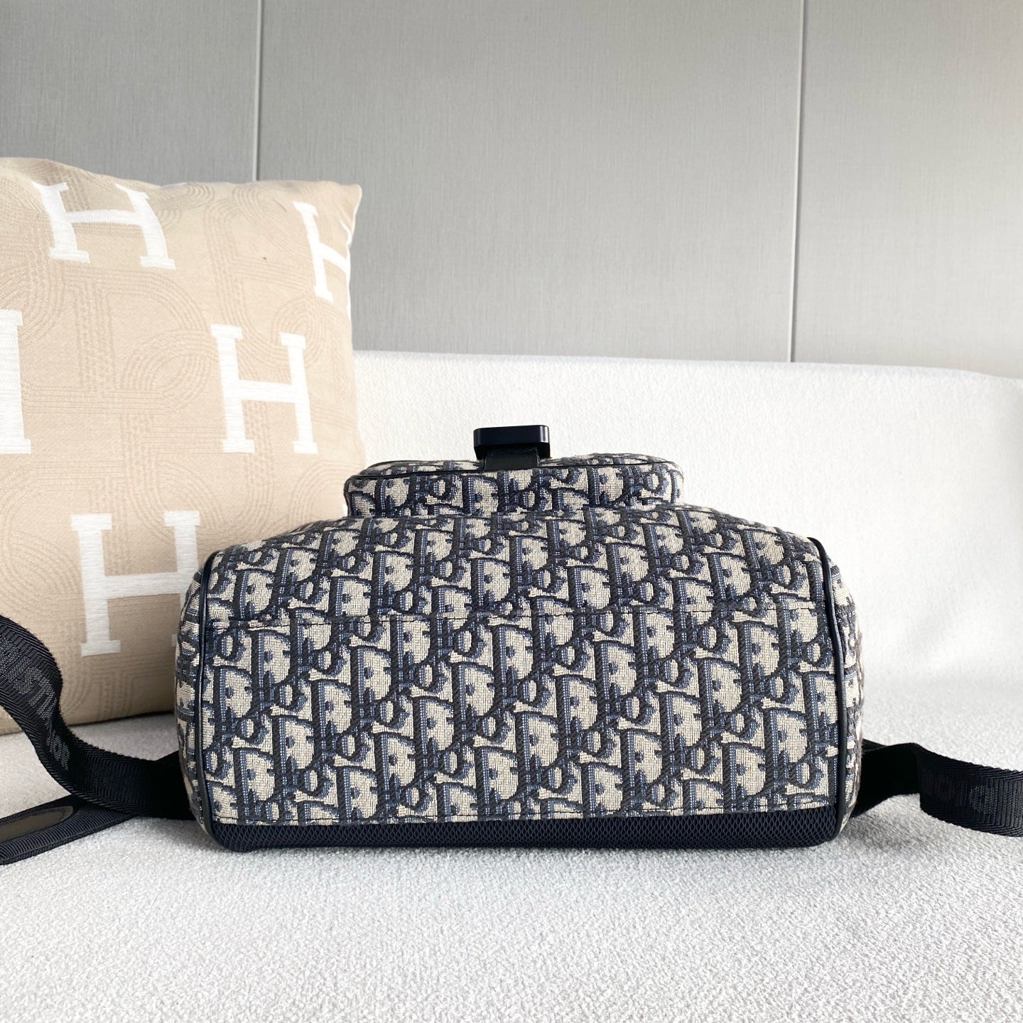 Dior - Oblique Canvas Backpack - Cloth - Multicolour - (medium)