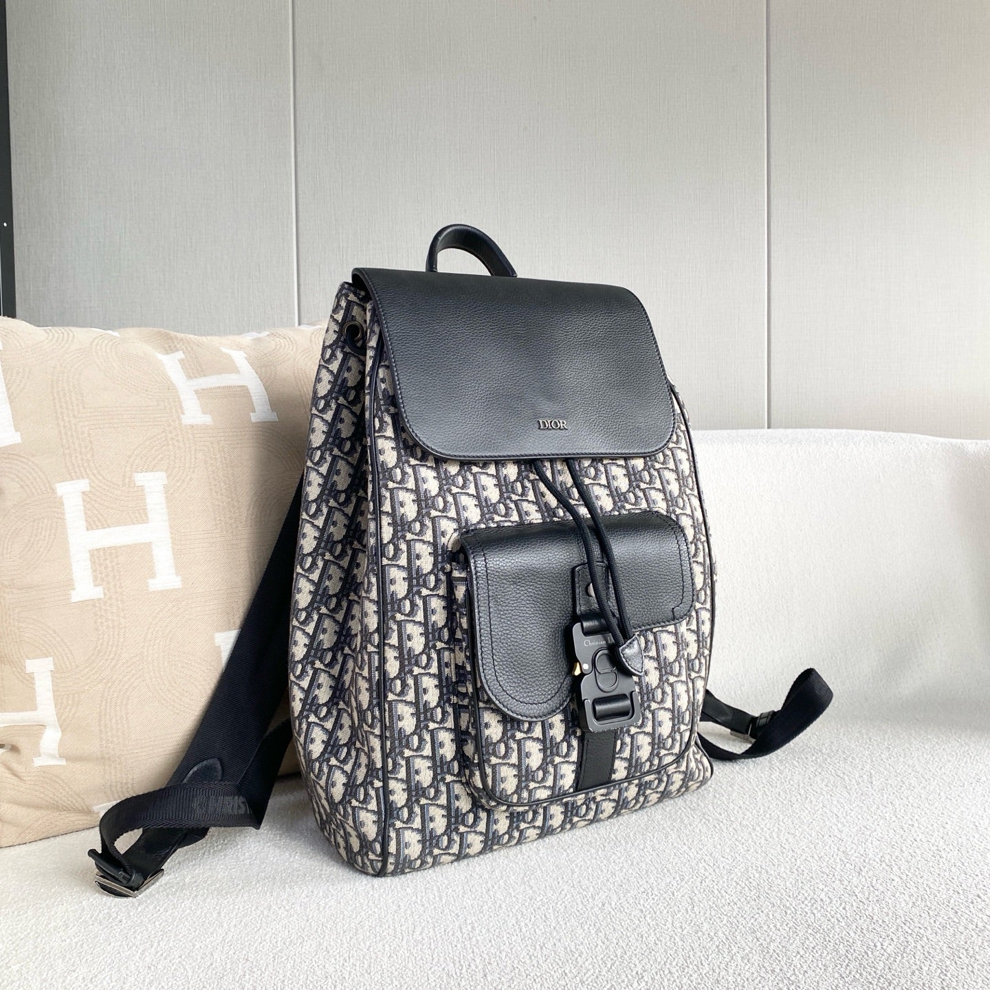 Dior - Oblique Canvas Backpack - Cloth - Multicolour - (medium)