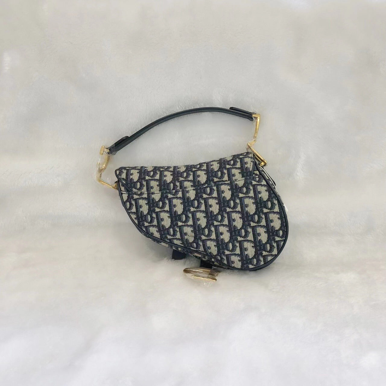 Dior - Oblique Saddle Bag - Cloth - Multicolour - (small)