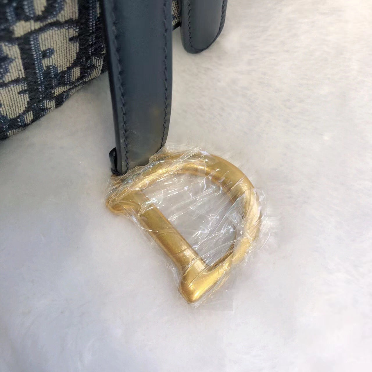 Dior - Oblique Saddle Bag - Cloth - Multicolour - (small)