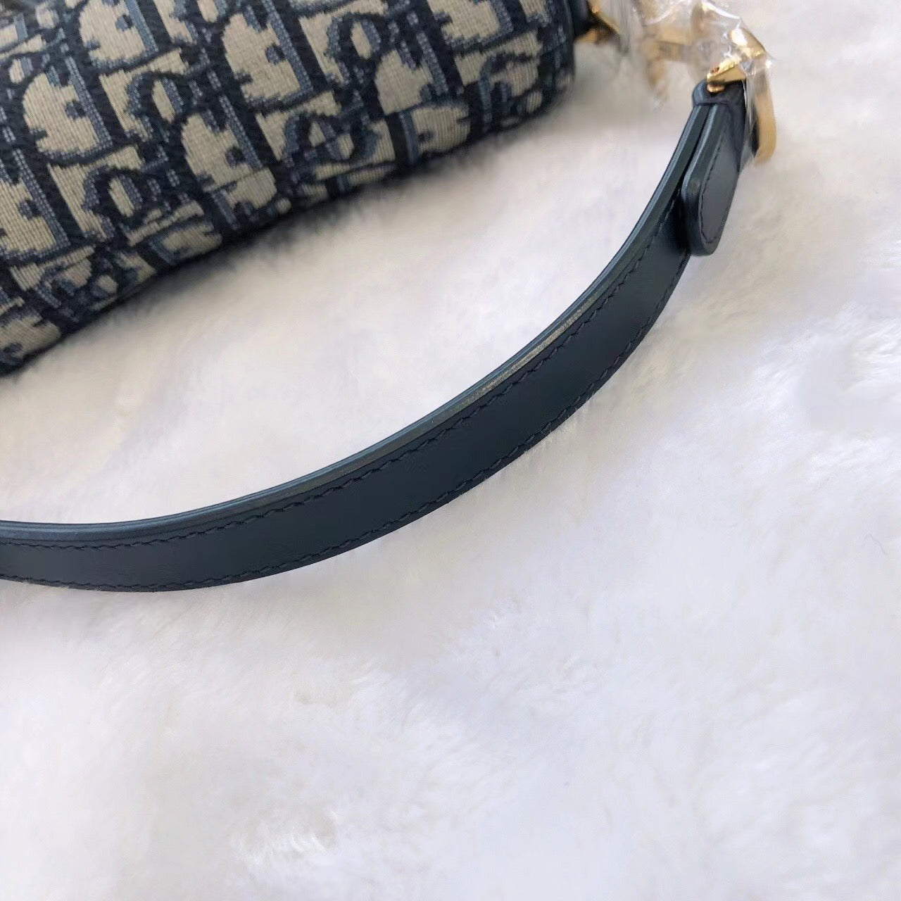 Dior - Oblique Saddle Bag - Cloth - Multicolour - (small)