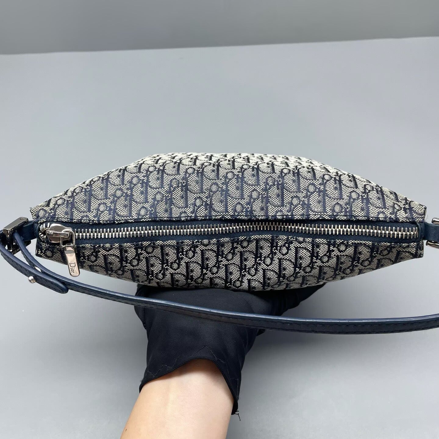Dior - Other - Canvas with leather trim - Blue and Beige - (mini)