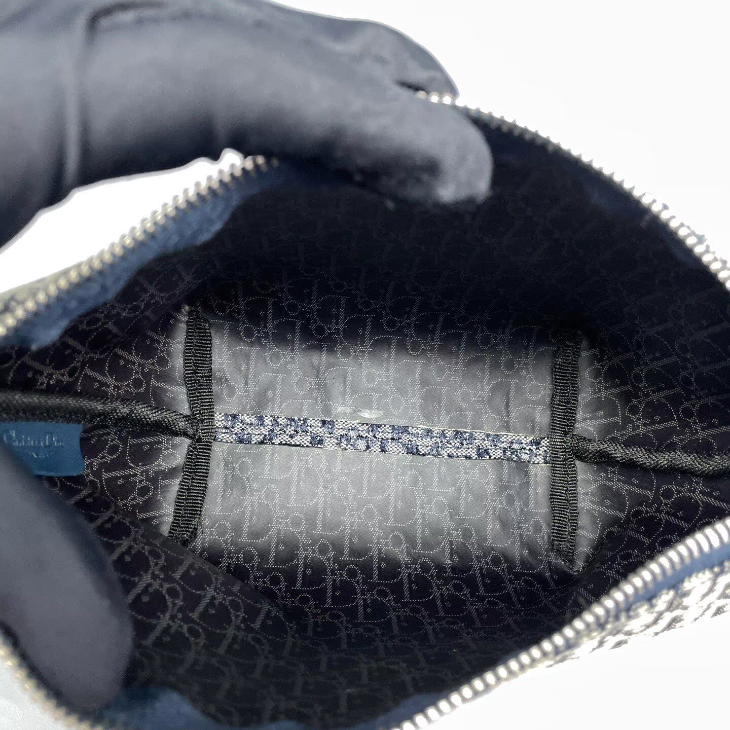 Dior - Other - Canvas with leather trim - Blue and Beige - (mini)
