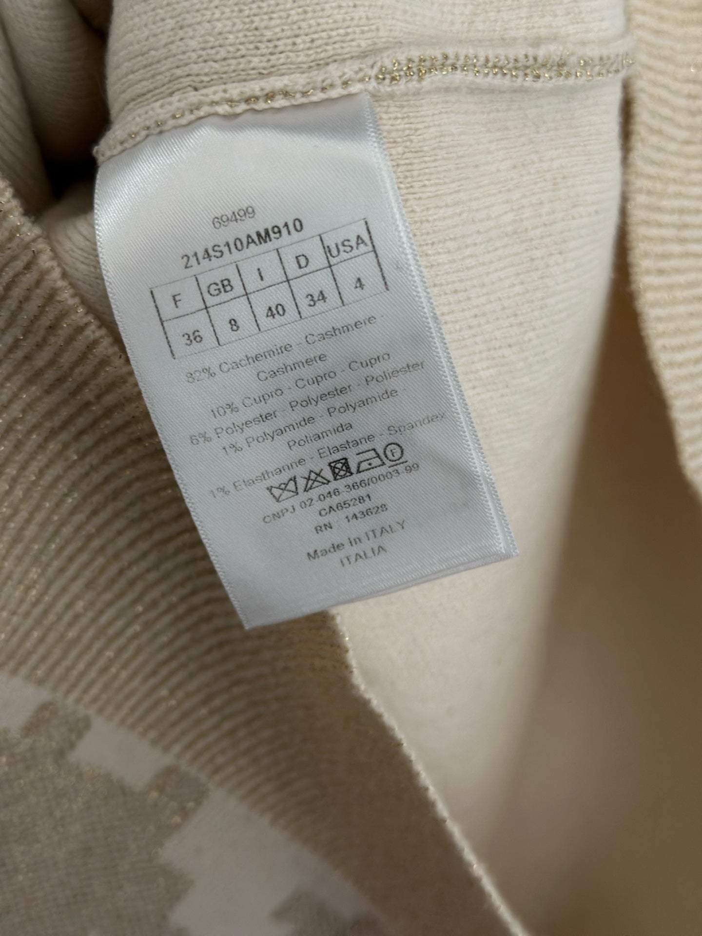 Dior - Other - Cashmere - Beige - (36)