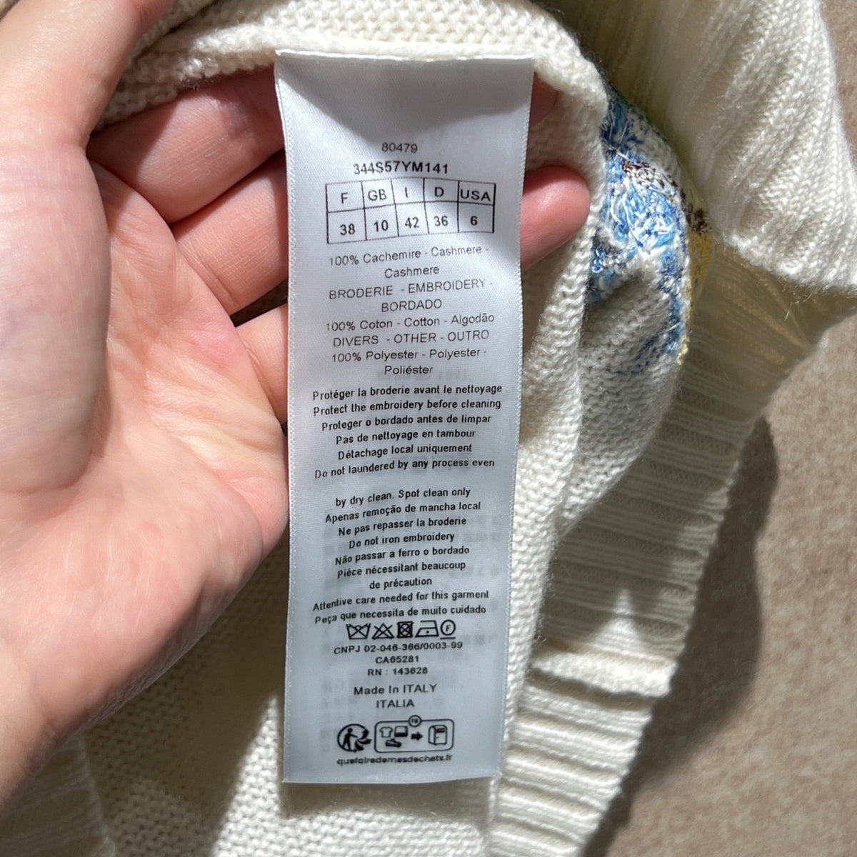 Dior - Other - Cashmere - Beige - (38)