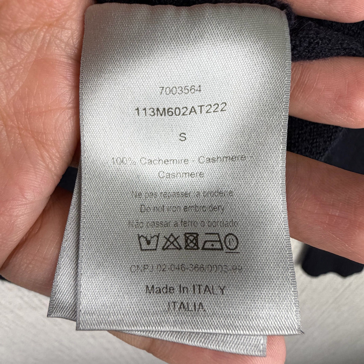 Dior - Other - Cashmere - Black - (S)