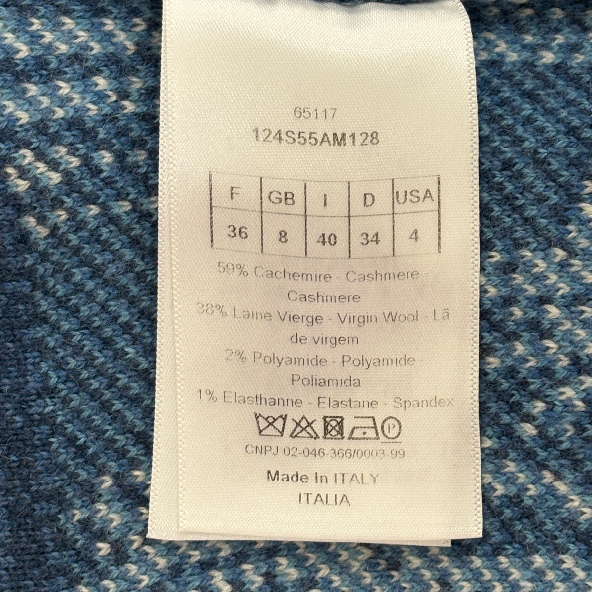 Dior - Other - Cashmere - Blue - (36)