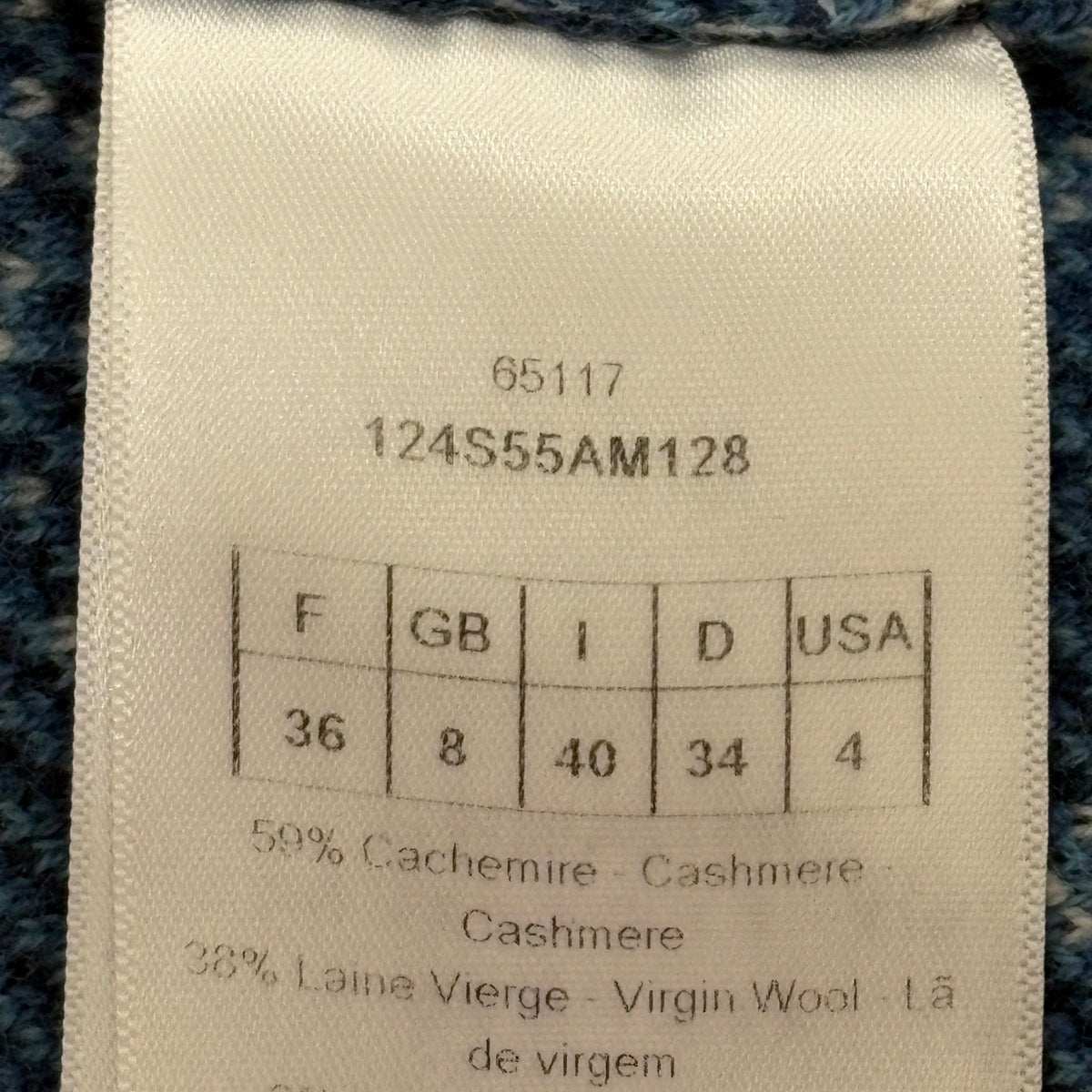 Dior - Other - Cashmere - Blue - (36)