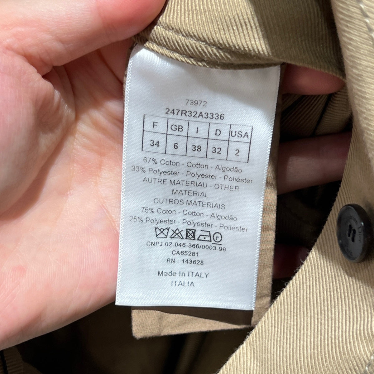 Dior - Other - Cotton - Beige - (34)