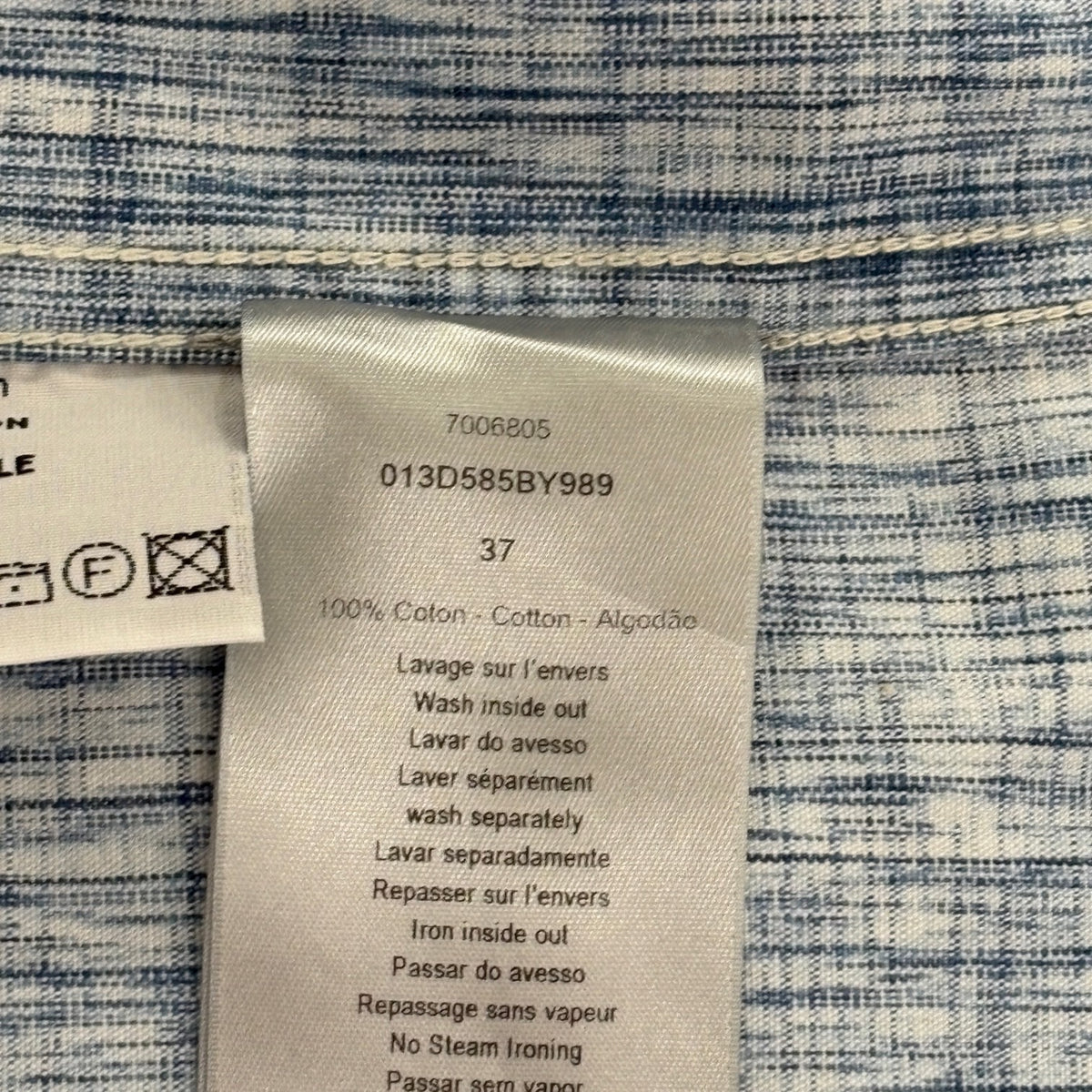 Dior - Other - Cotton - Blue - (37)