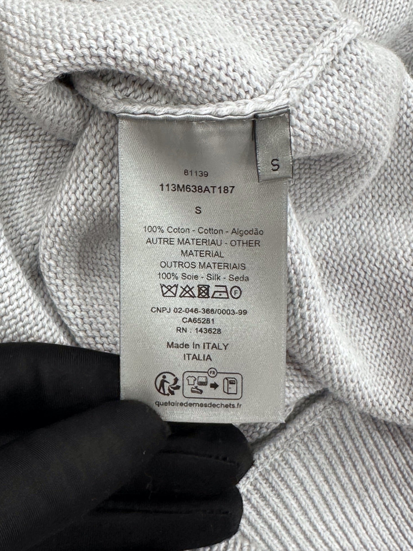 Dior - Other - Cotton - Grey - (S)