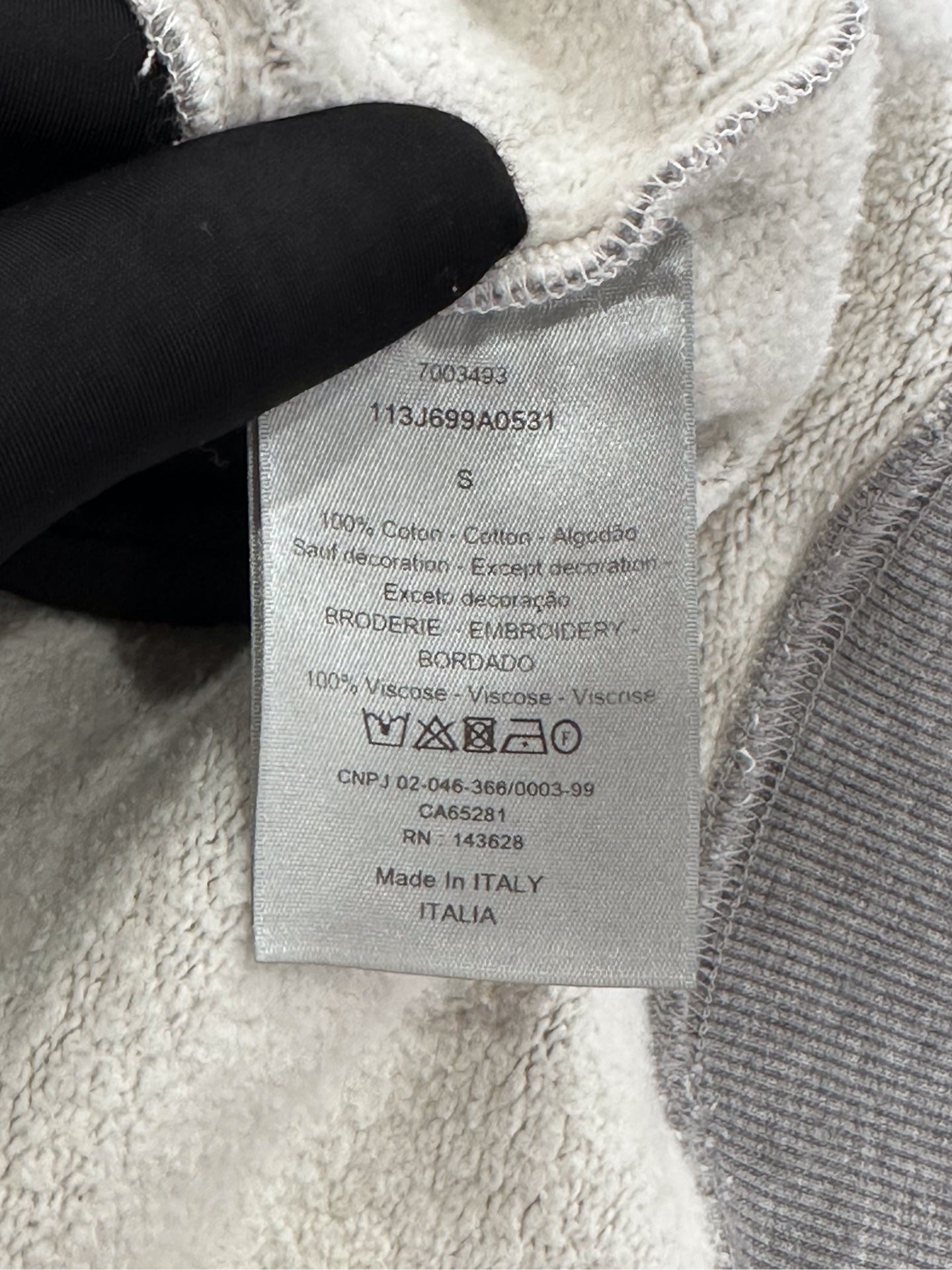 Dior - Other - Cotton - Grey - (S)
