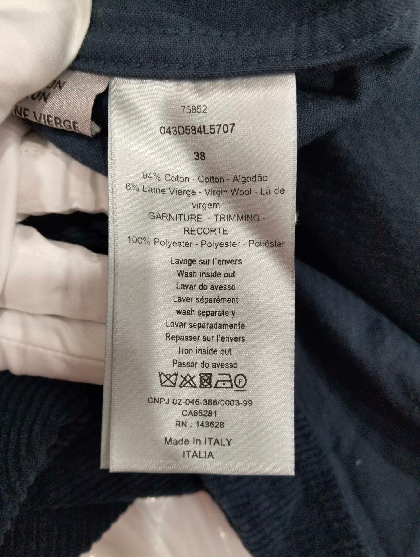 Dior - Other - Cotton - Navy - (38)