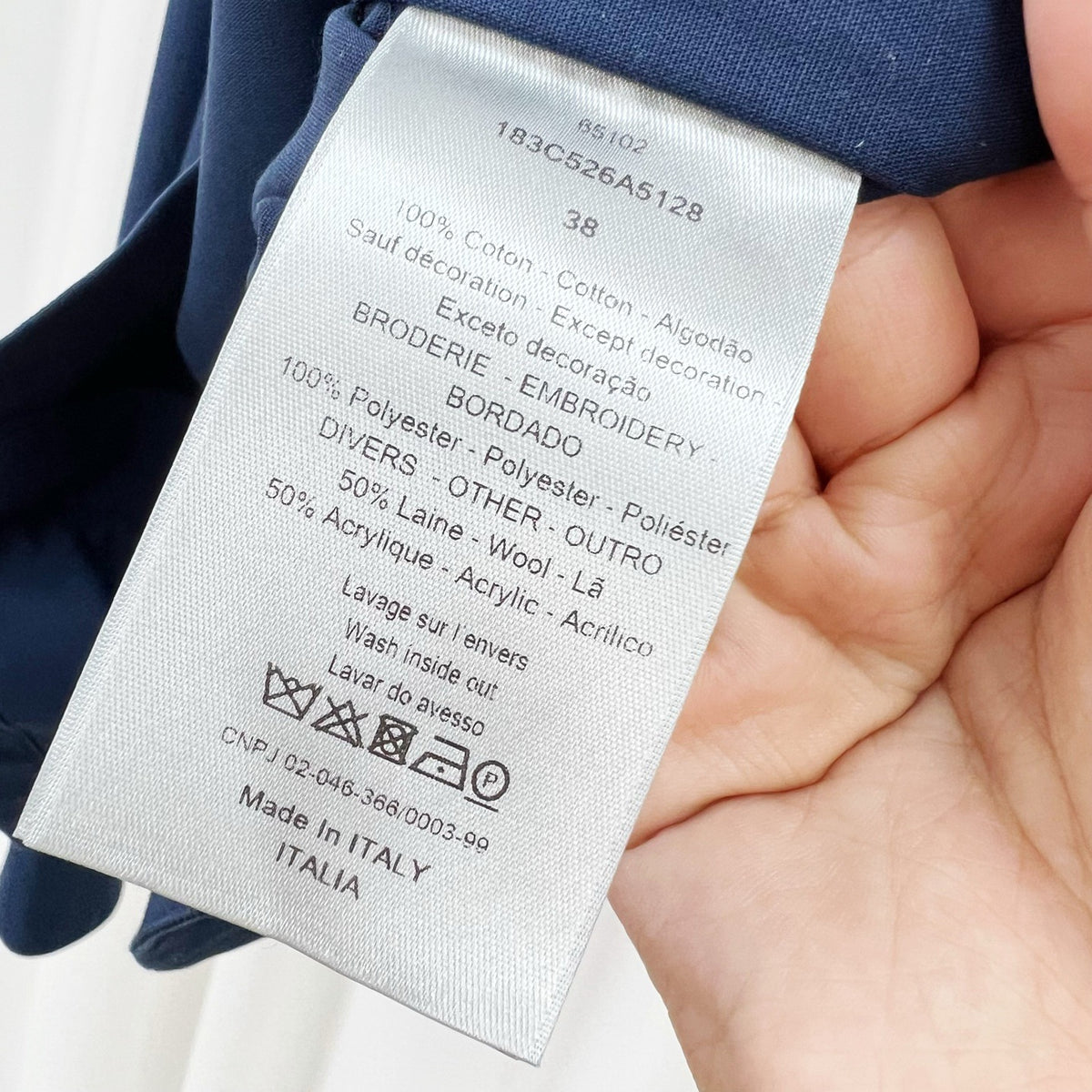Dior - Other - Cotton - Navy - (38)