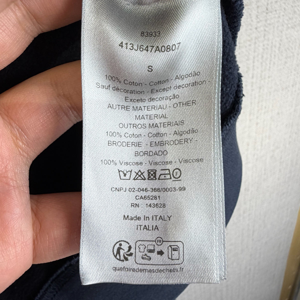 Dior - Other - Cotton - Navy - (S)