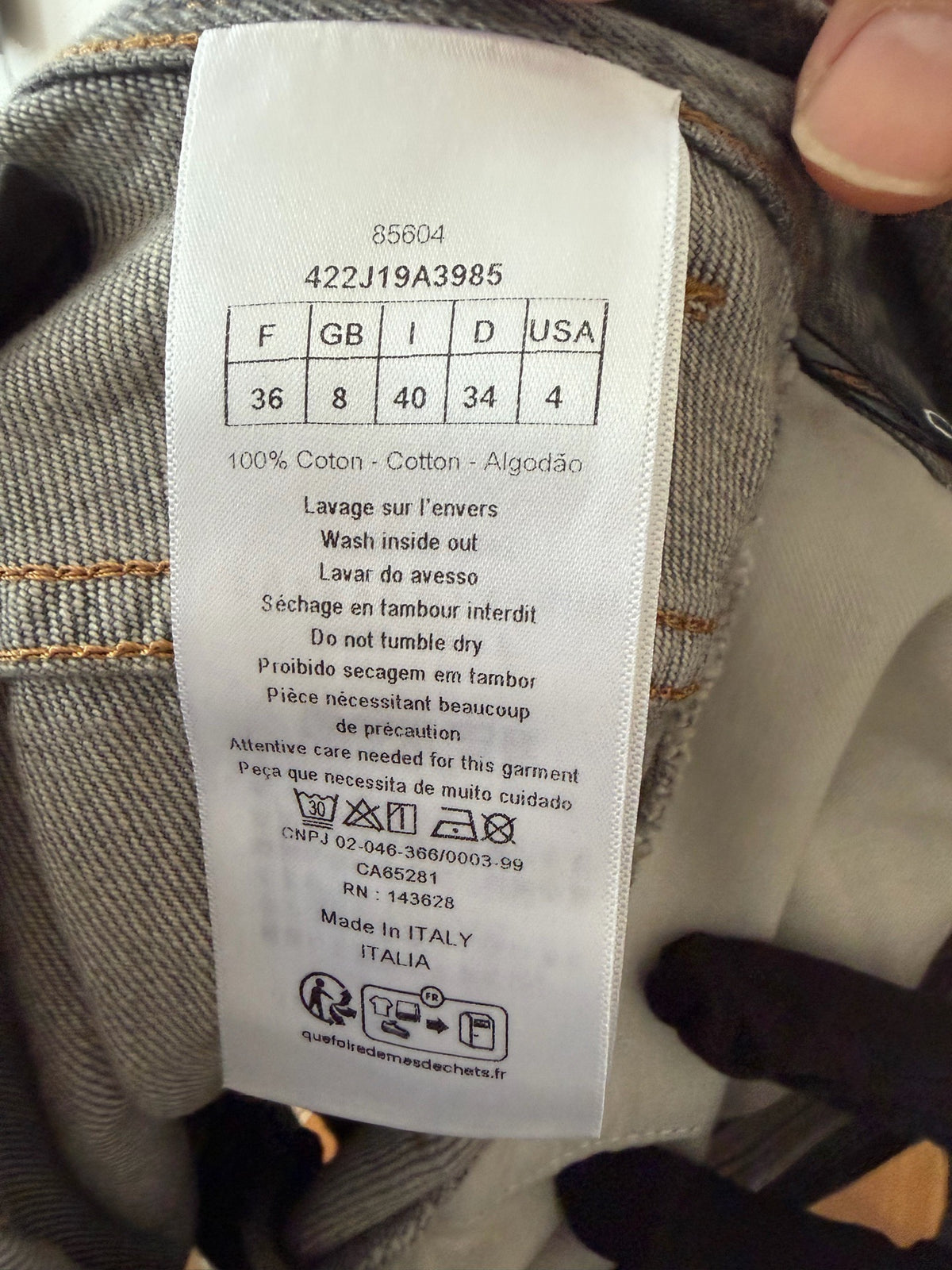Dior - Other - Denim - Jeans - Grey - (36)