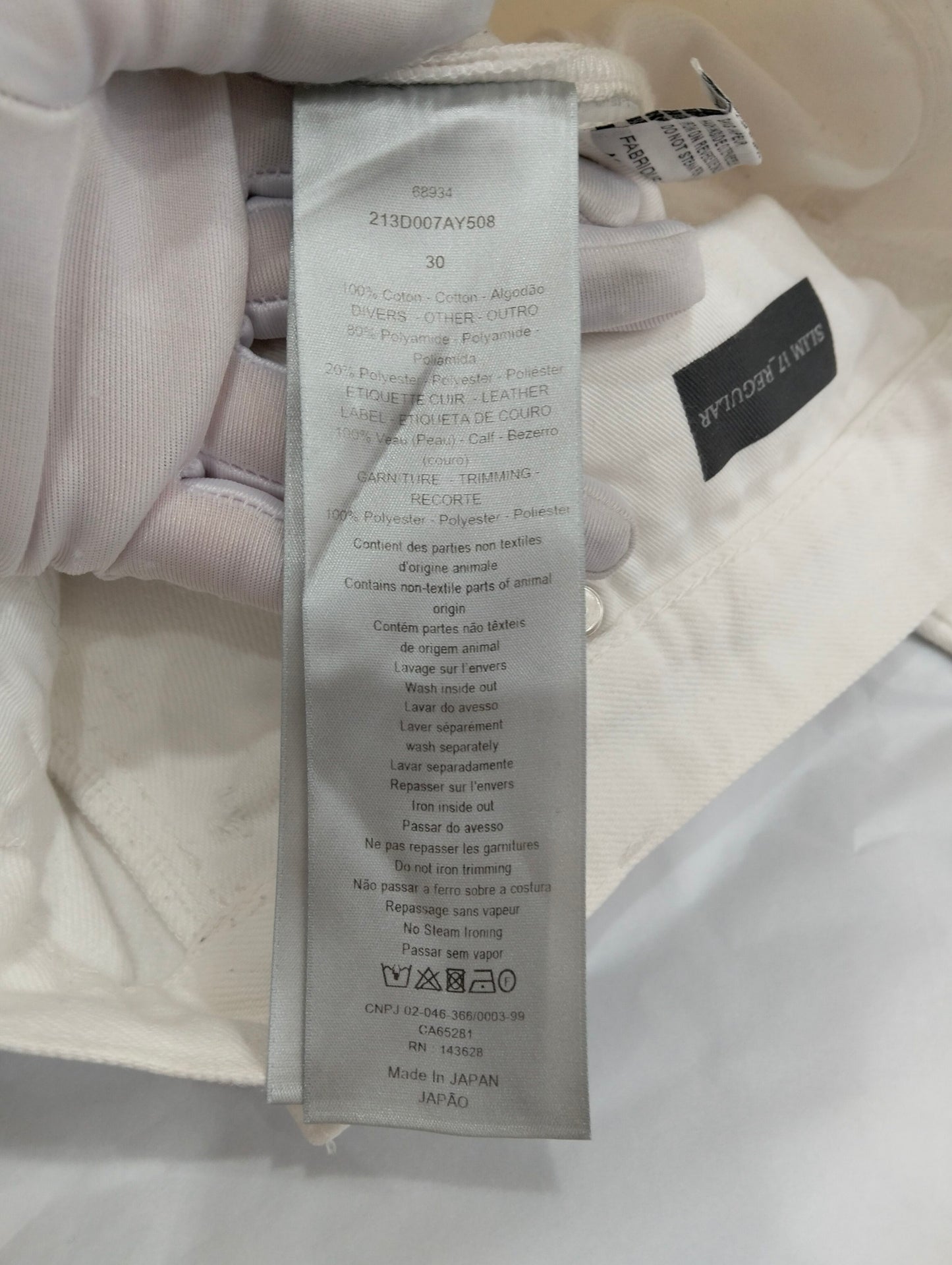 Dior - Other - Denim - Jeans - White - (M)