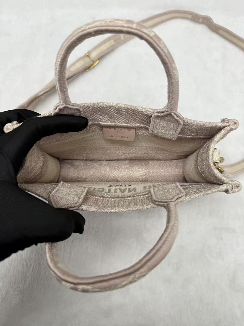 Dior - Other - Embroidered canvas - Pink - (mini)