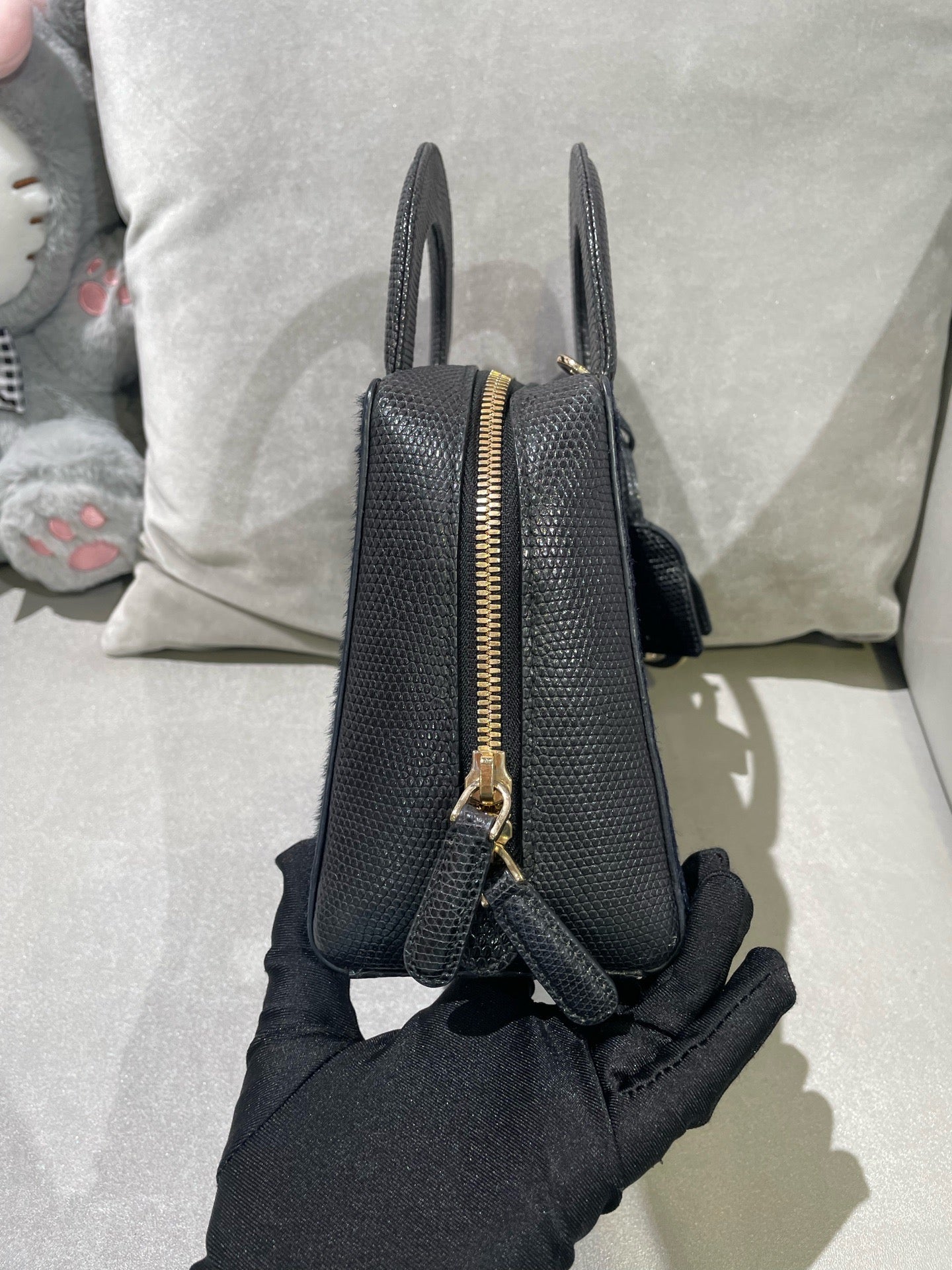 Dior - Other - Exotic leathers - Lizard - Navy - (mini)