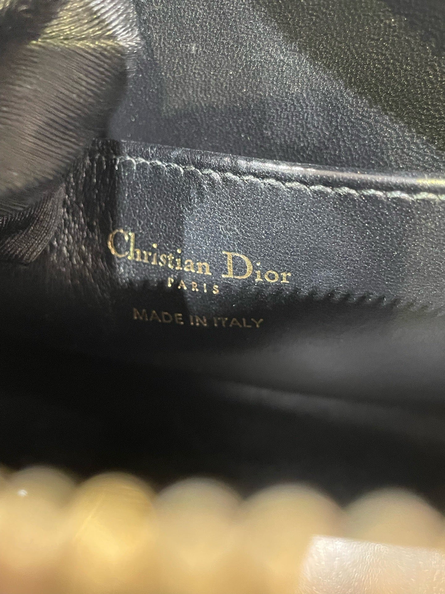 Dior - Other - Exotic leathers - Lizard - Navy - (mini)