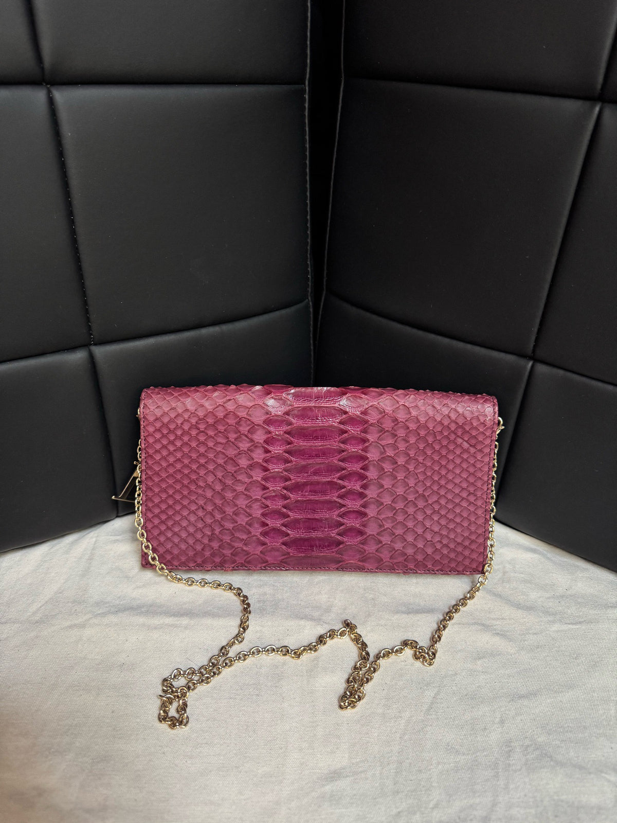 Dior - Other - Exotic leathers - Python - Burgundy - (mini)