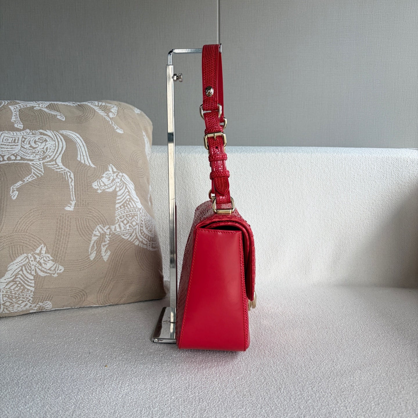 Dior - Other - Exotic leathers - Python - Red - (small)