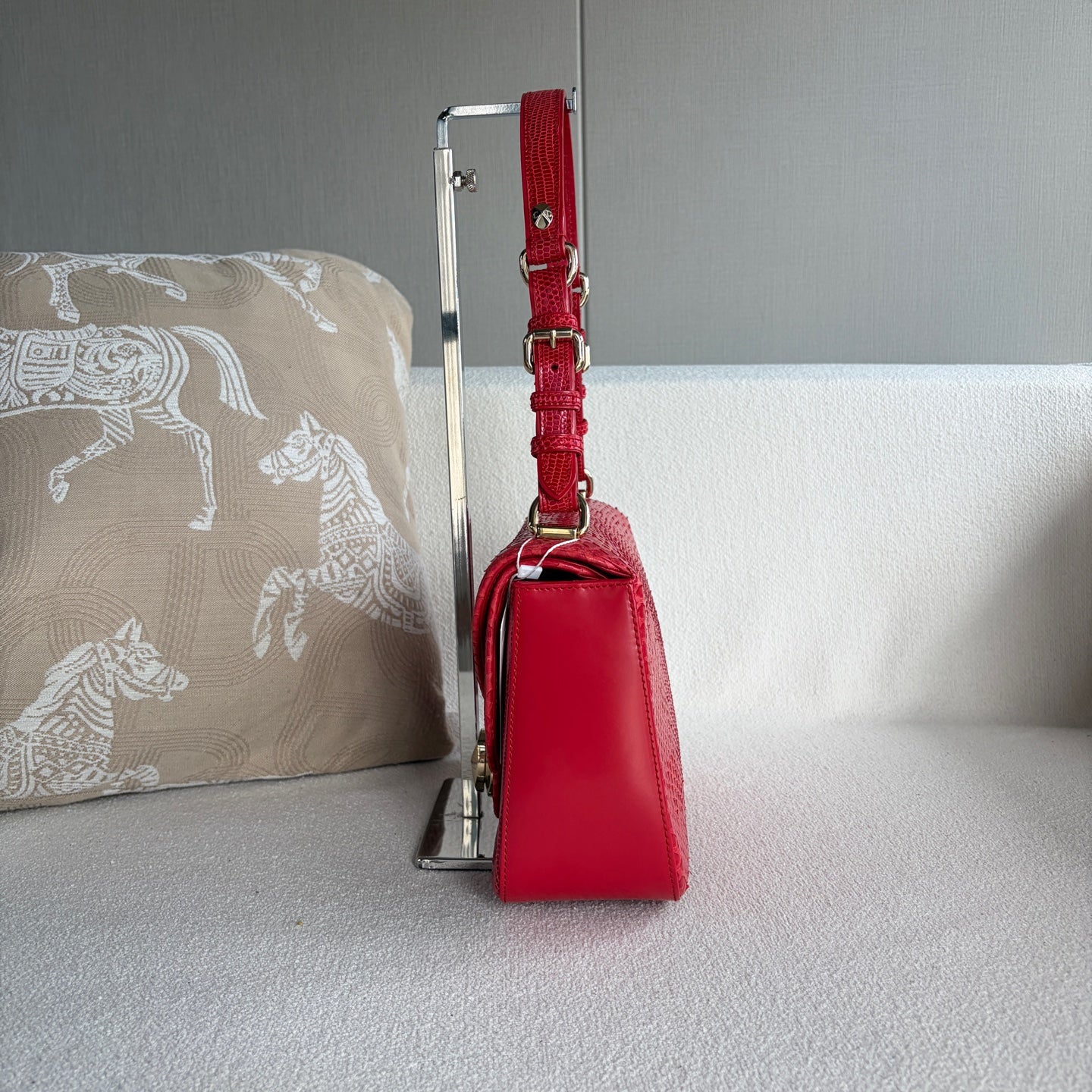 Dior - Other - Exotic leathers - Python - Red - (small)