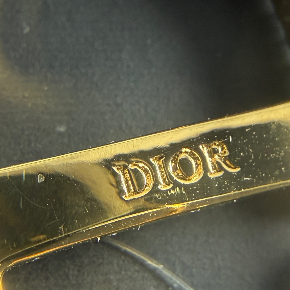 Dior - Other - Gold-tone metal with clear crystal embellishments and a pearl drop - Gold