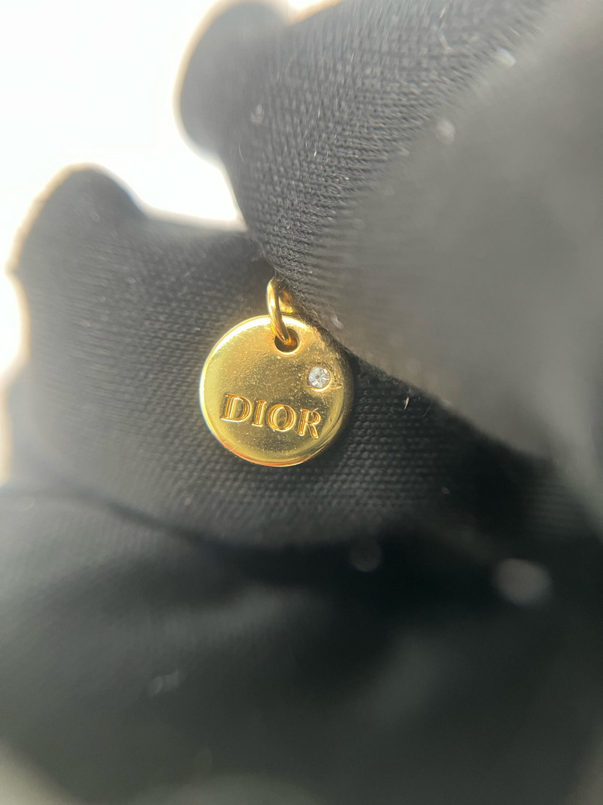 Dior - Other - Gold-tone metal with crystal embellishments; metal composition is unspecified. - Gold - (One size)