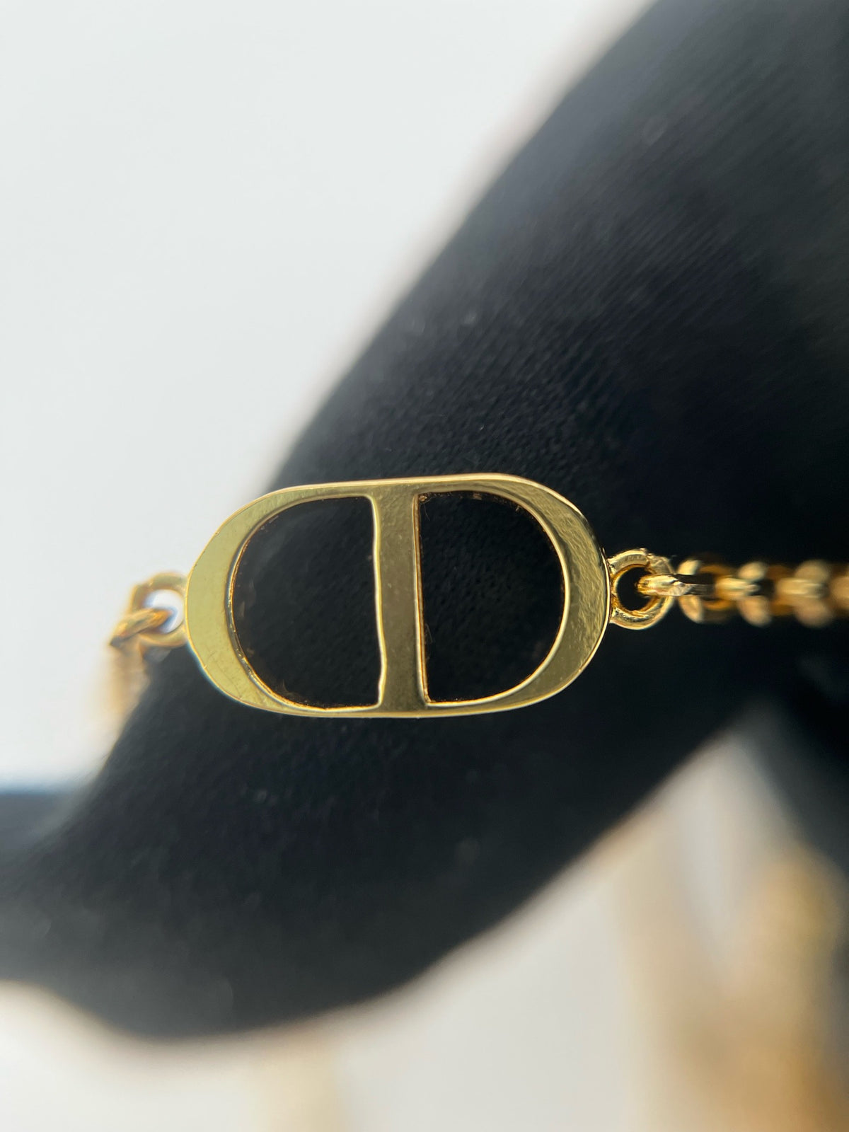Dior - Other - Gold-tone metal with crystal embellishments; metal composition is unspecified. - Gold - (One size)