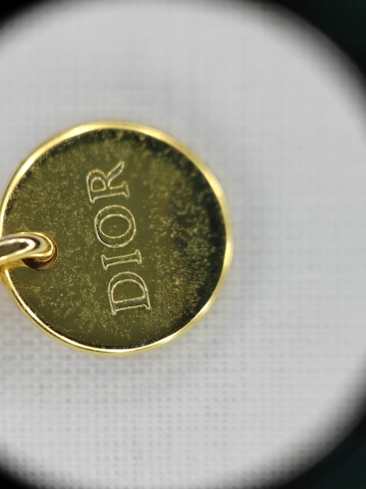 Dior - Other - Gold-tone metal with pearl-effect beads; bead composition unconfirmed. - Gold