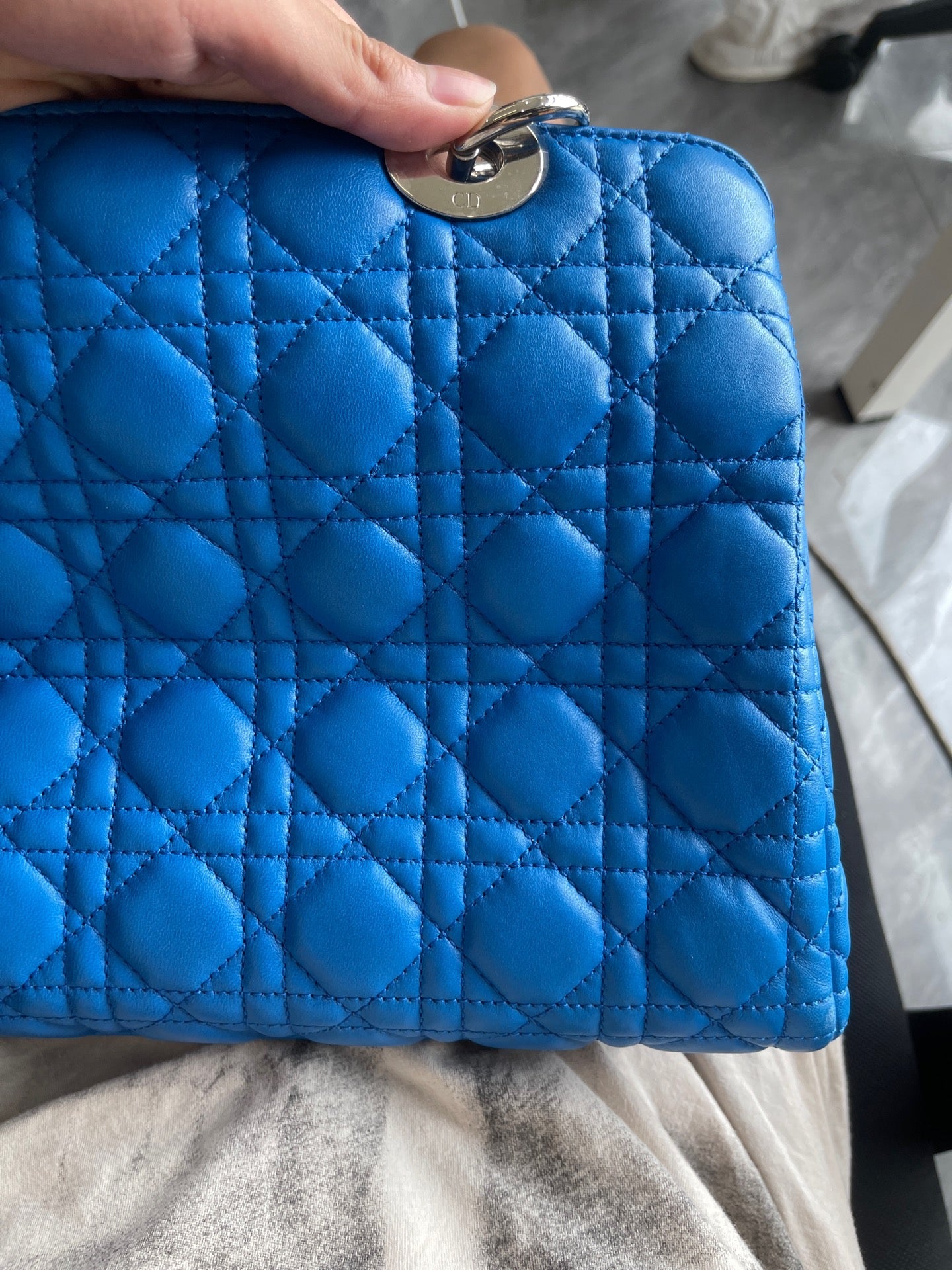 Dior - Other - Leather - Blue - (medium)